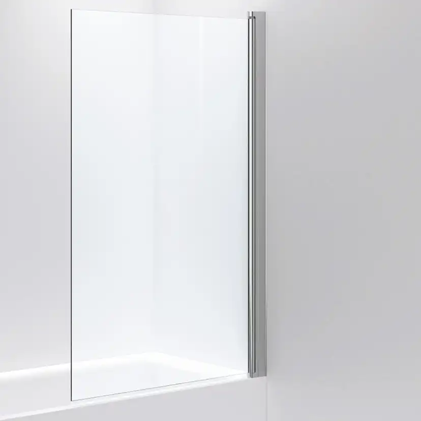 Duschvägg LINC 17 Standardmått Blankpolerad Aluminium