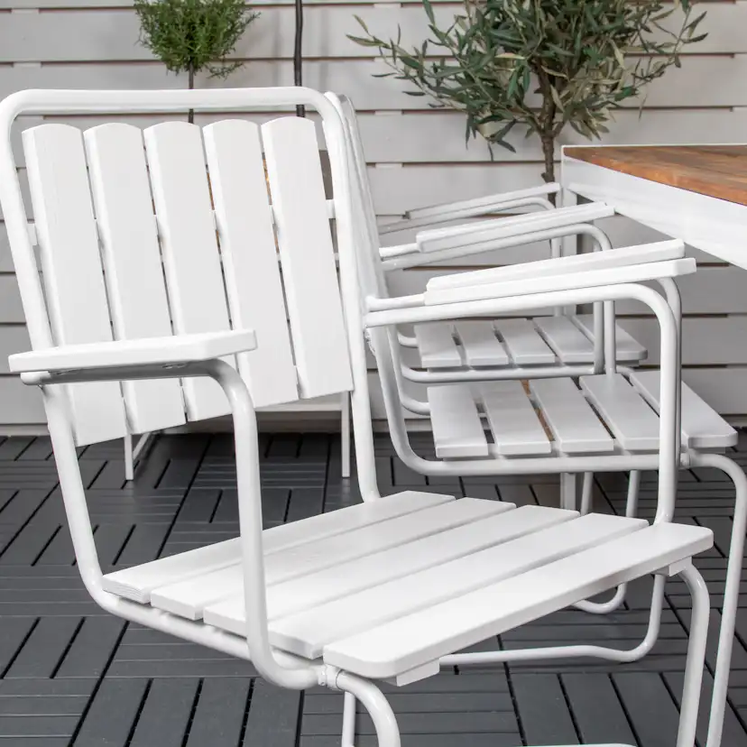 Matgrupp Venture Home Berfin med 6 Hollywood Stolar