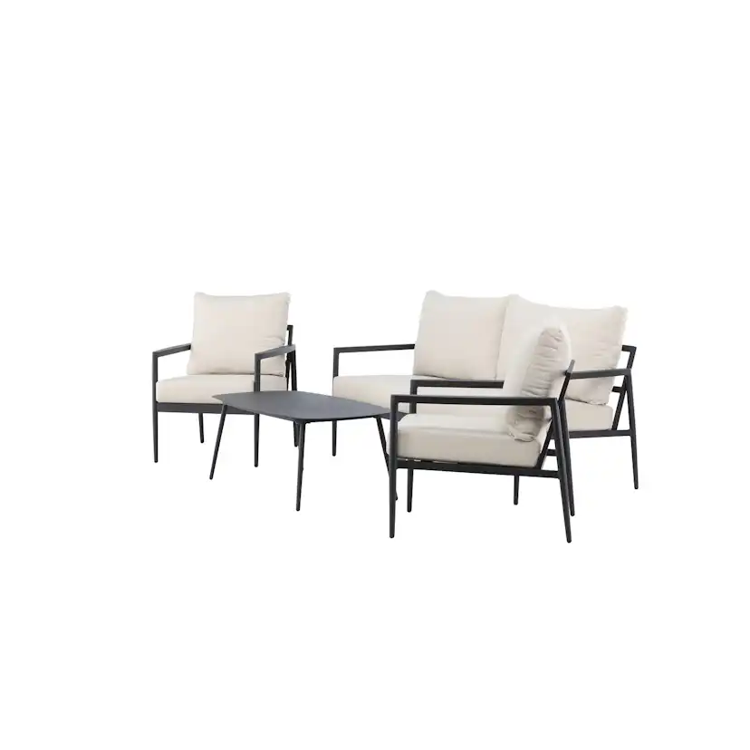 Loungeset Venture Home Taromina Soffgrupp Utomhus i Aluminium