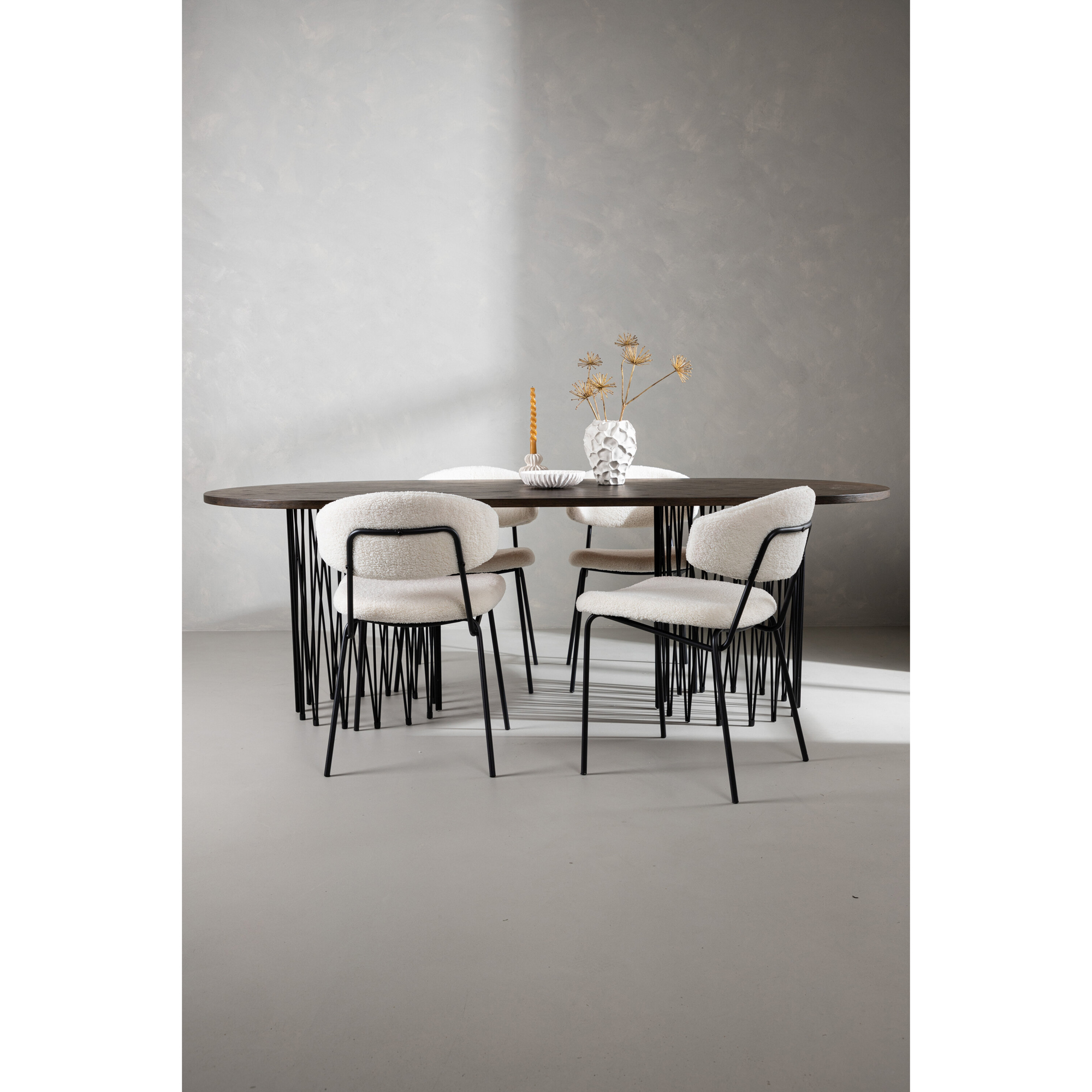 Matgrupp furniture/fashion Stone med 4 Chico Stolar