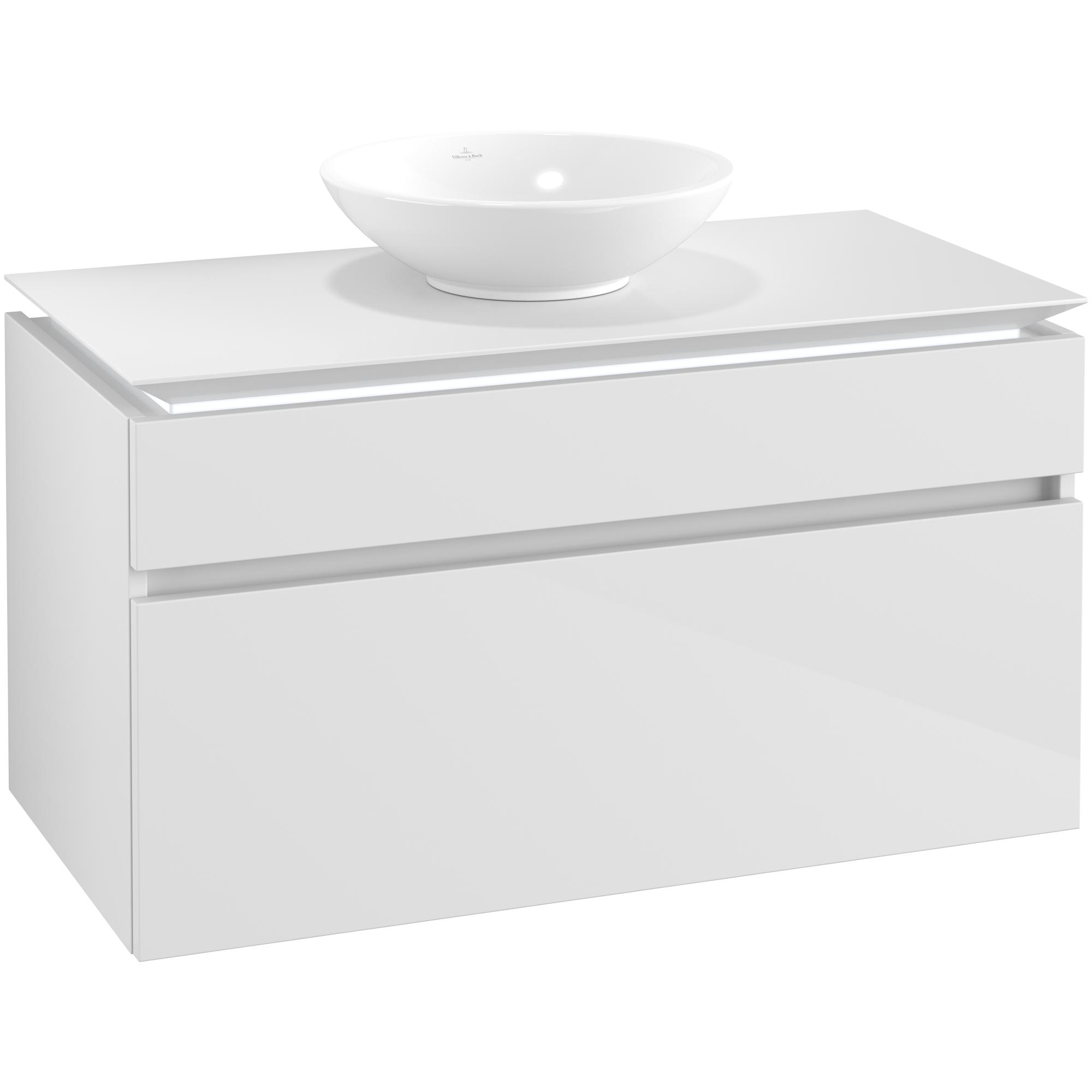 Tvättställsskåp Villeroy & Boch Legato 1000 med 2 Lådor för Tvättställ från Memento