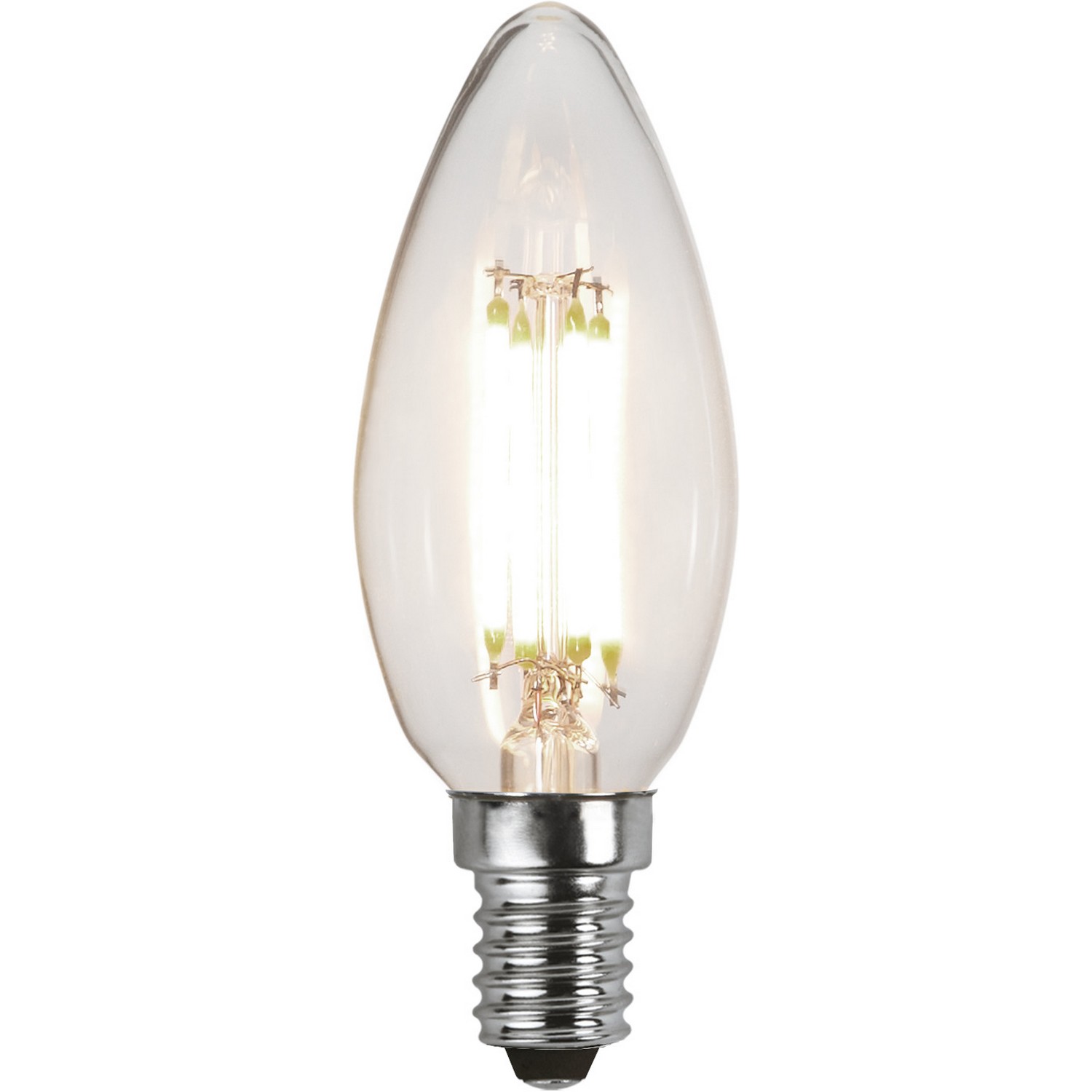 LED-lampa Star Trading E14 C35 Clear 3-step memory