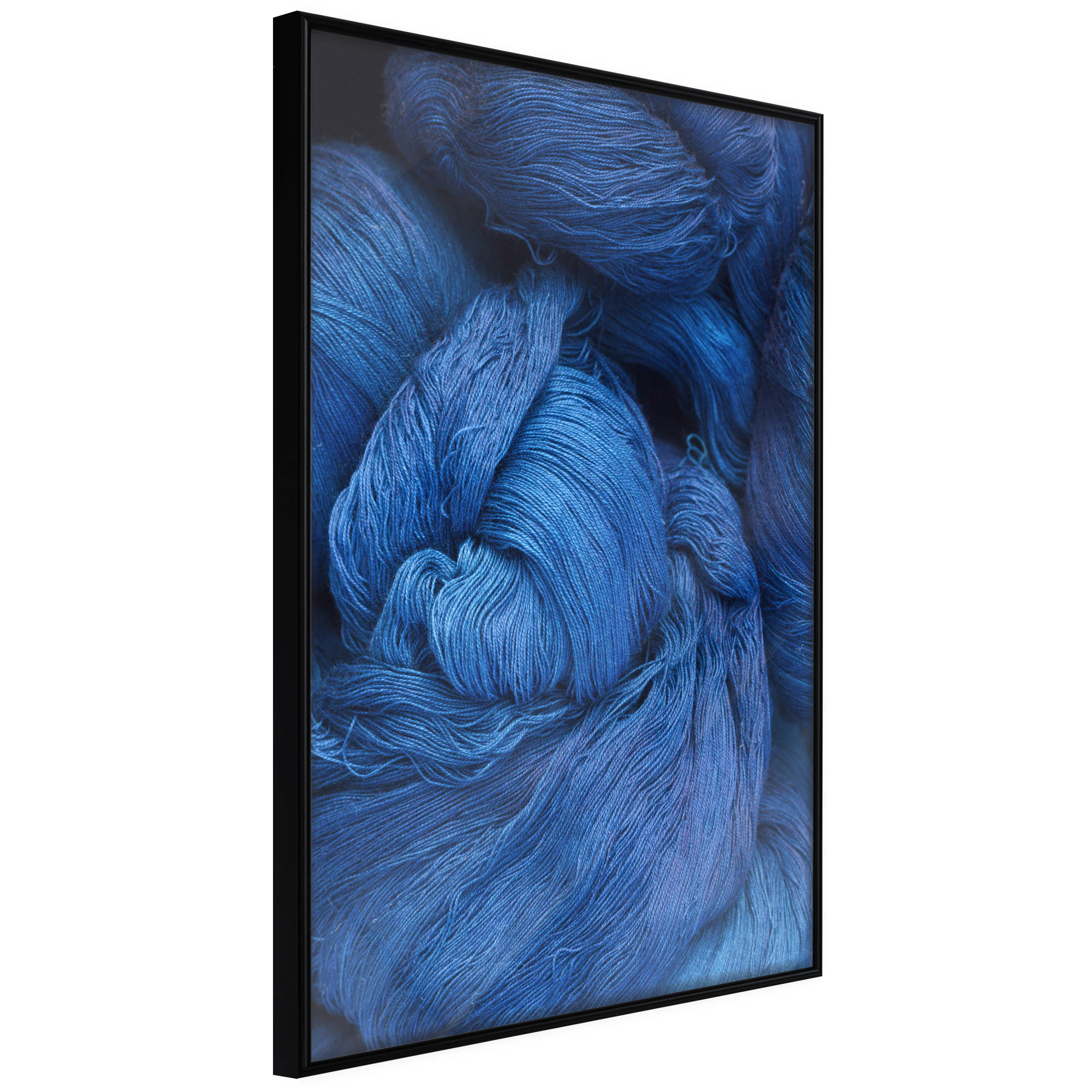 Poster Artgeist Affisch Blue Worsted