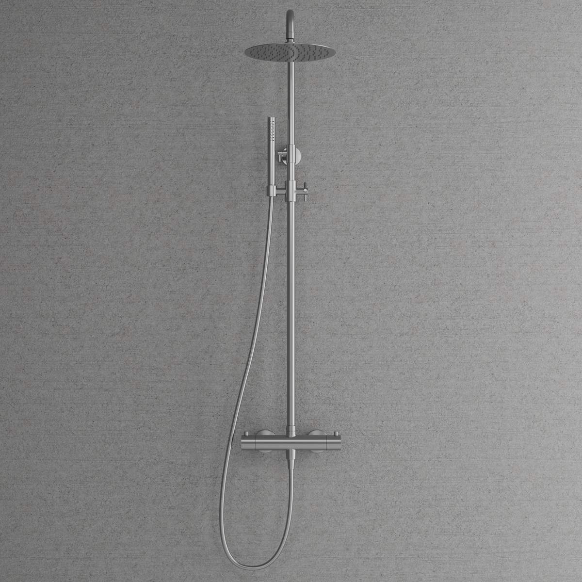 Takduschset Scandtap Steel Pleasure 2