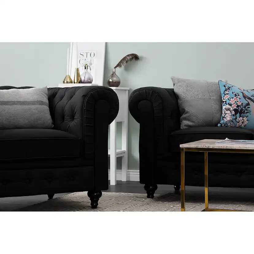 3-sitssoffa Scandinavian Choice Chesterfield Neo