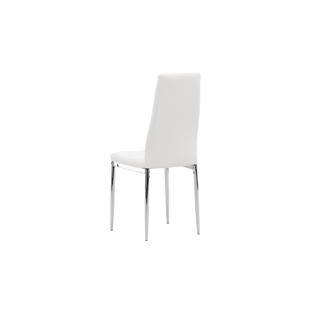 Matstol Venture Home Pastill Vit Stol i Konstläder 2 st