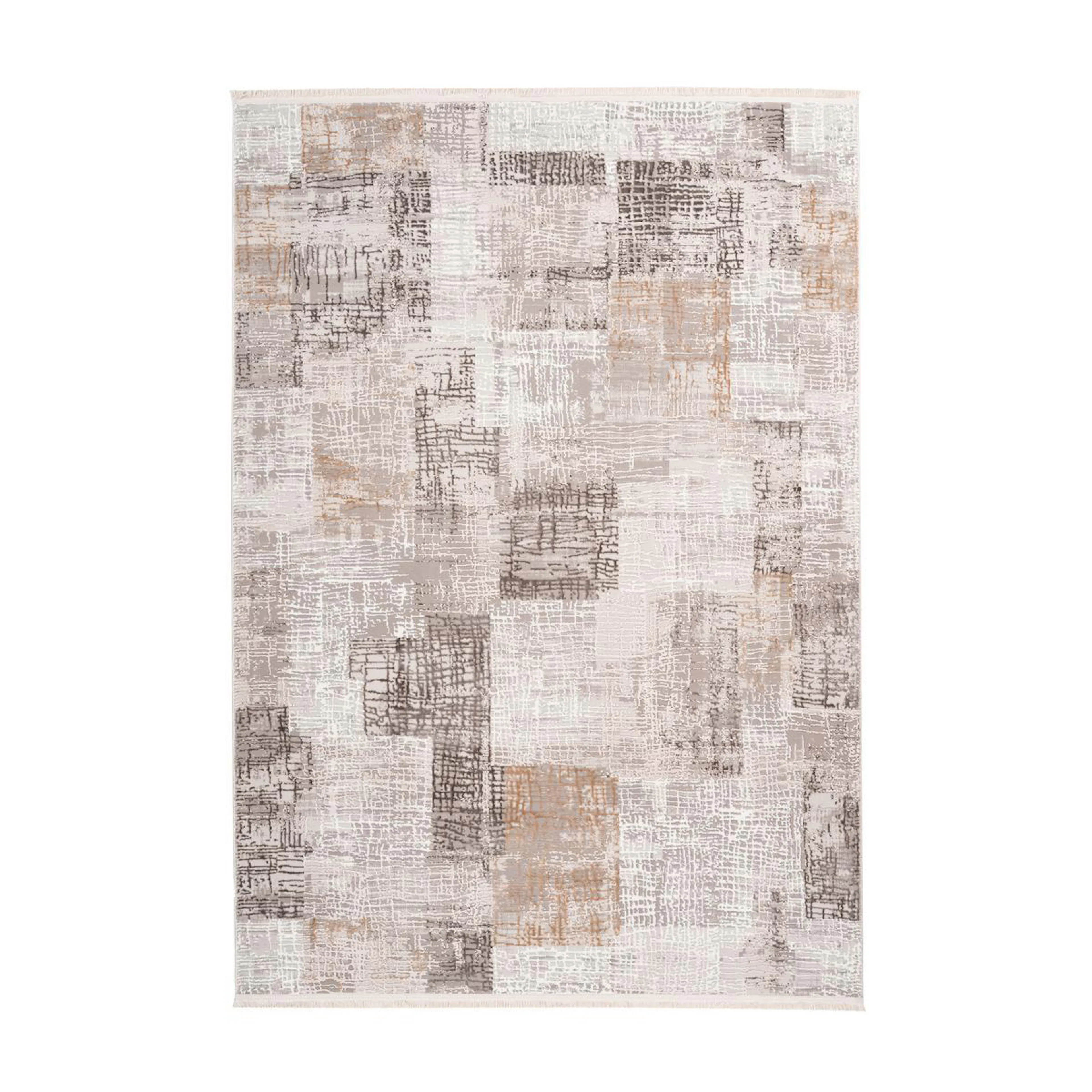 Coulia Matta St Grå/Silver 160x230 cm 160x230 cm, Grå/Silver