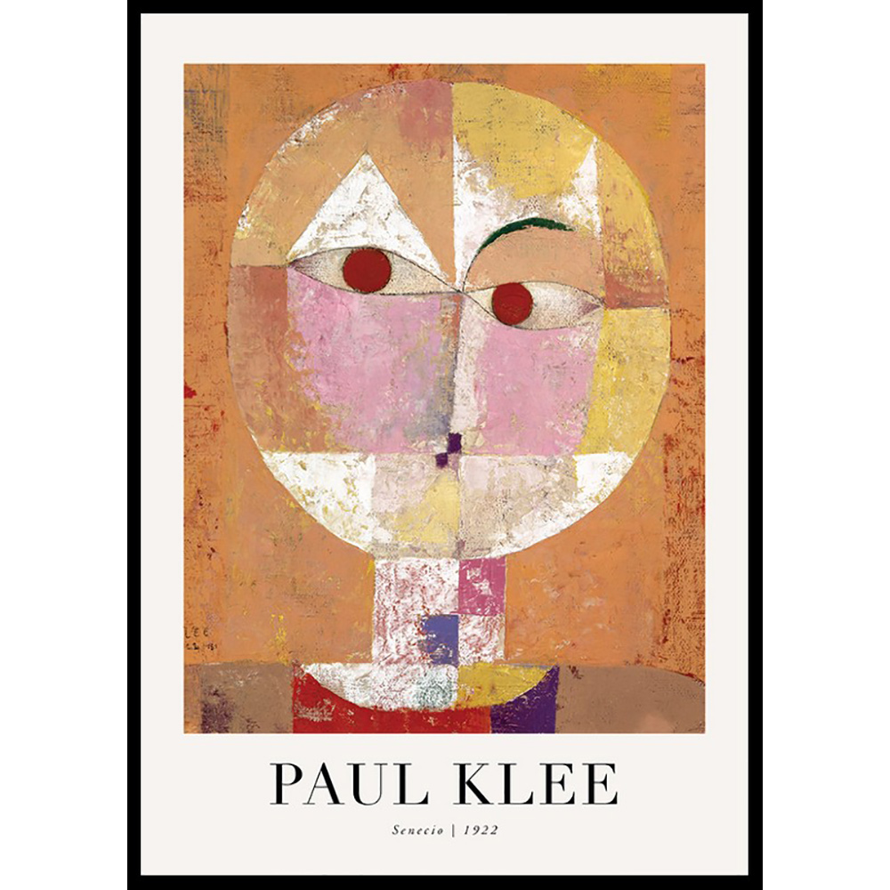 Poster Gallerix Senecio 1922 By Paul Klee