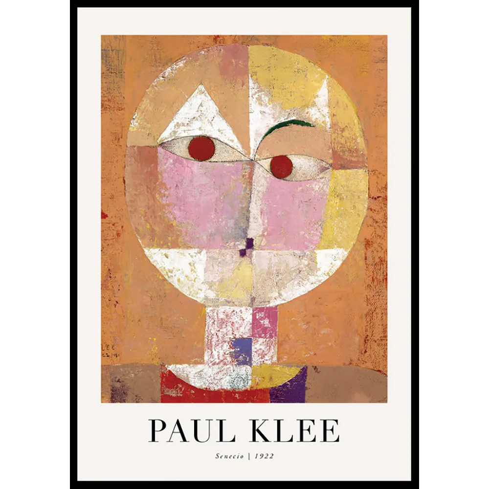 Poster Gallerix Senecio 1922 By Paul Klee