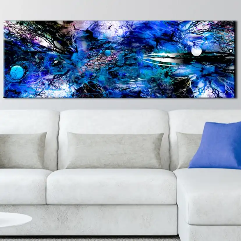 Tavla Arkiio Blue Artistic Chaos