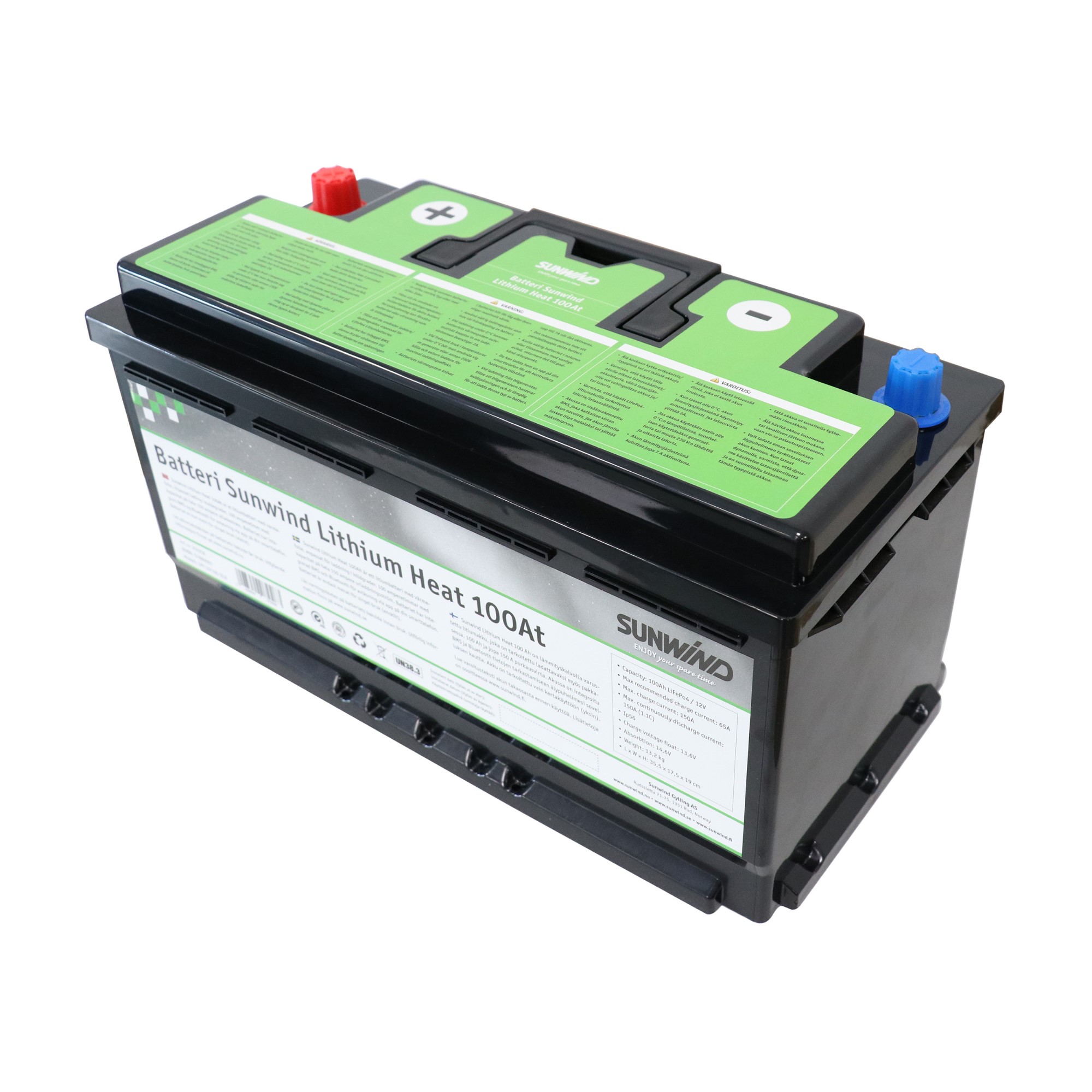 Batteri Sunwind Lithium Heat 100Ah 12V