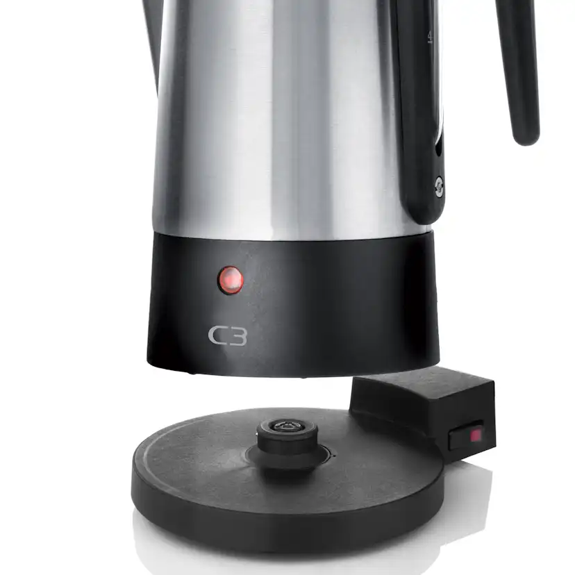 Perkolator Champion C3 Design Borstat Rostfritt Stål 10kp