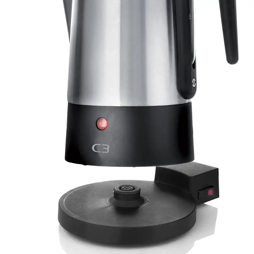 Perkolator Champion C3 Design Borstat Rostfritt Stål 10kp