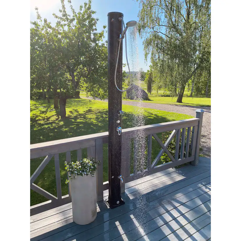 Utedusch Demerx Sunny 40-1 Soluppvärmd Trädgårdsdusch med Duschhandtag
