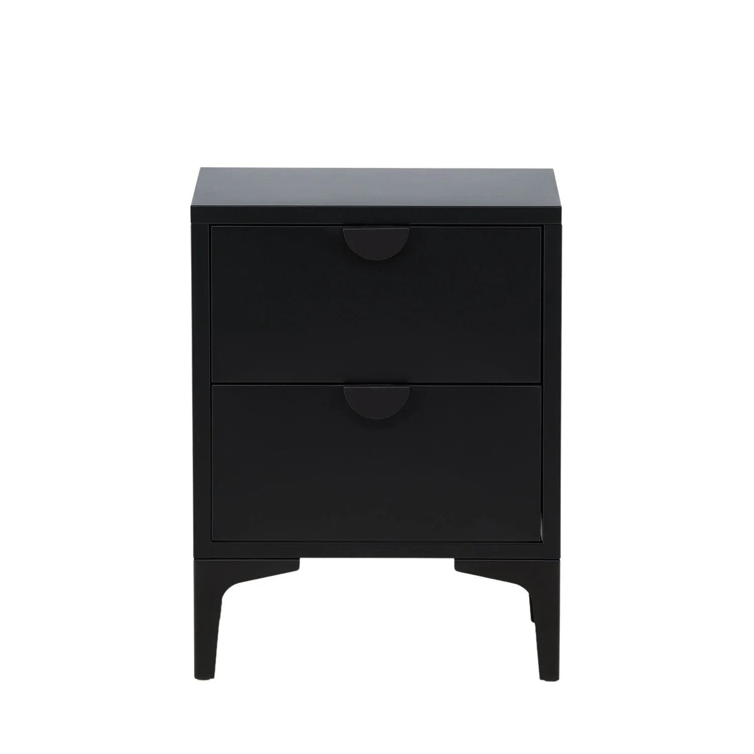 Piring 2 Drawer - Black Svart