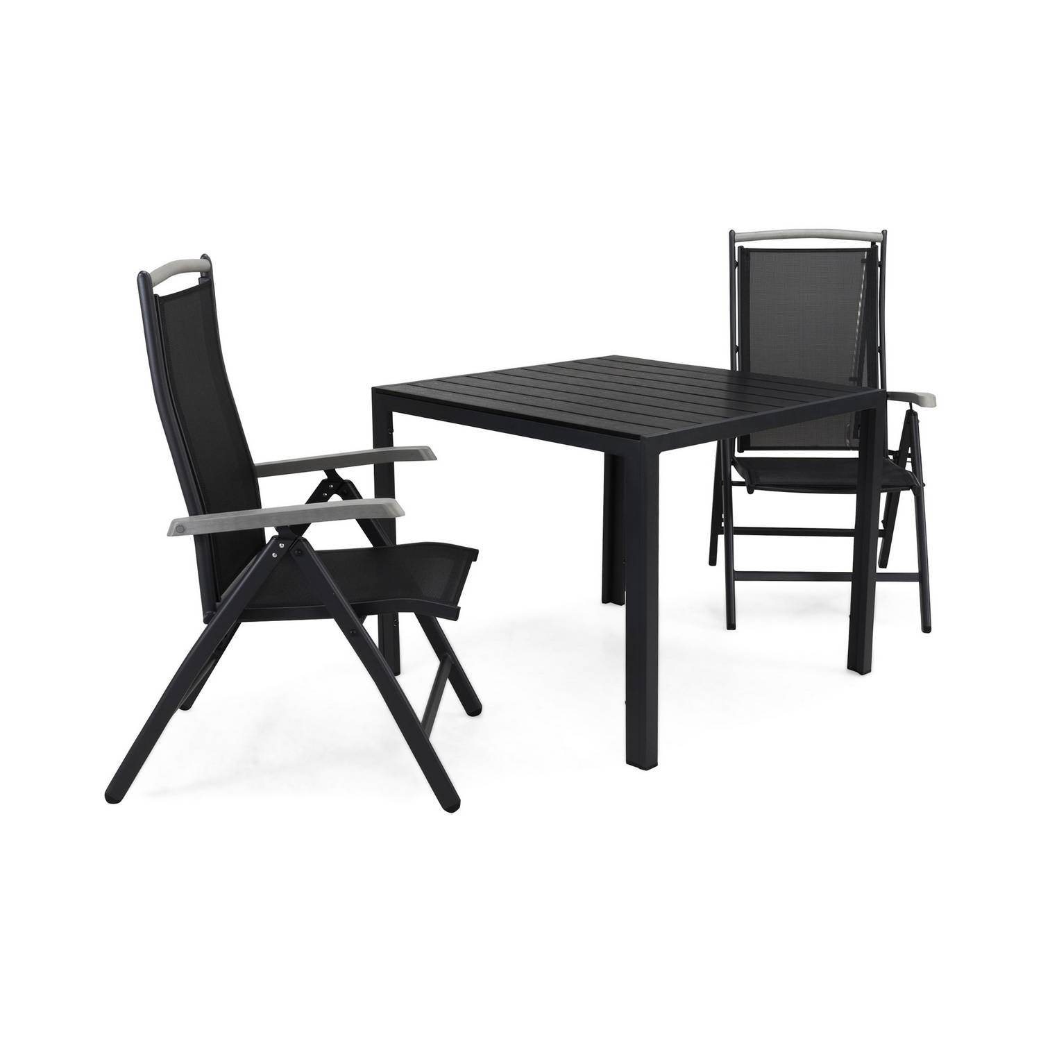 Matgrupp Comfort Garden Tunis Matgrupp Utomhus 90 med 2 Monaco Lyx Positionsstol