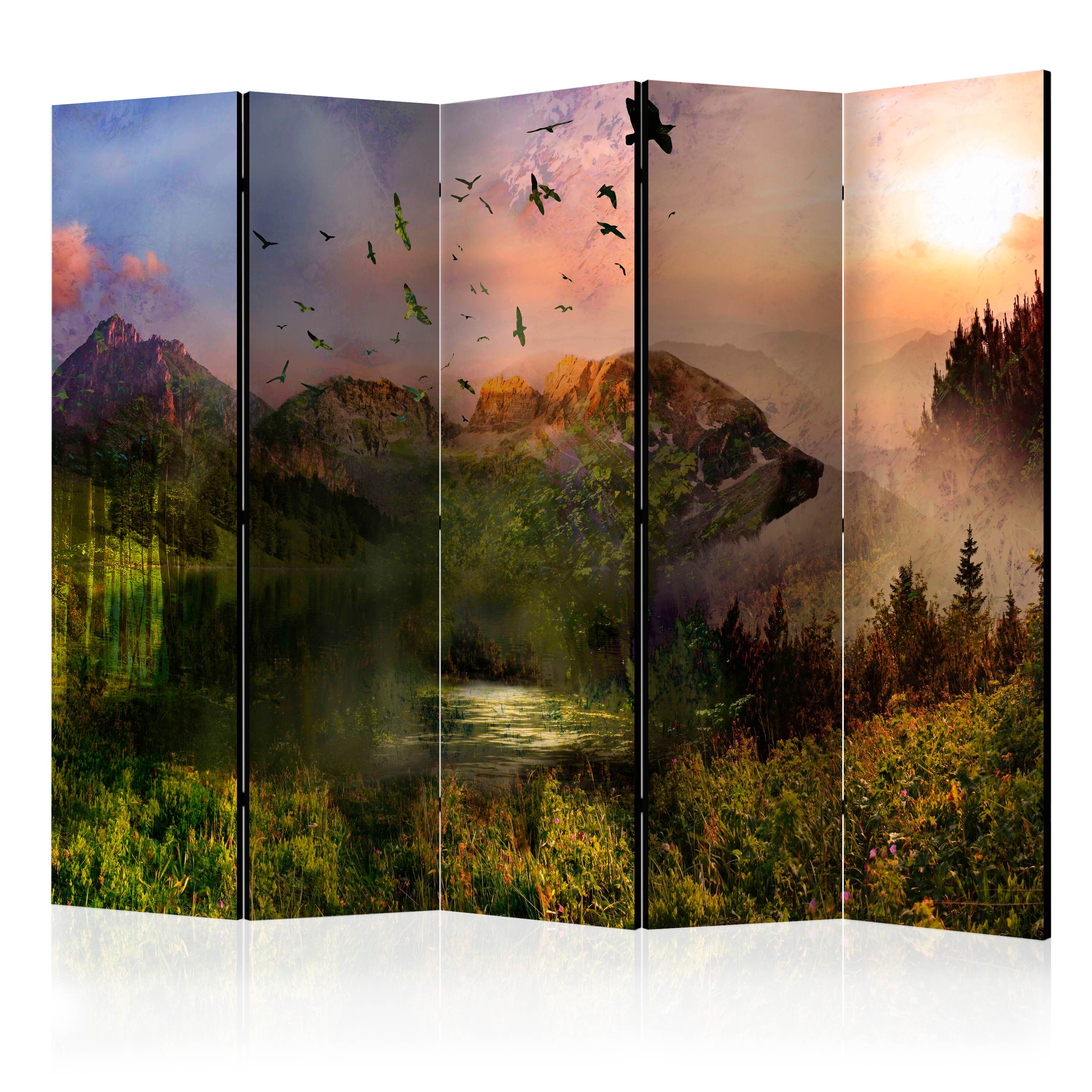 Rumsavdelare Arkiio Bear in the Mountain II 225x172 cm