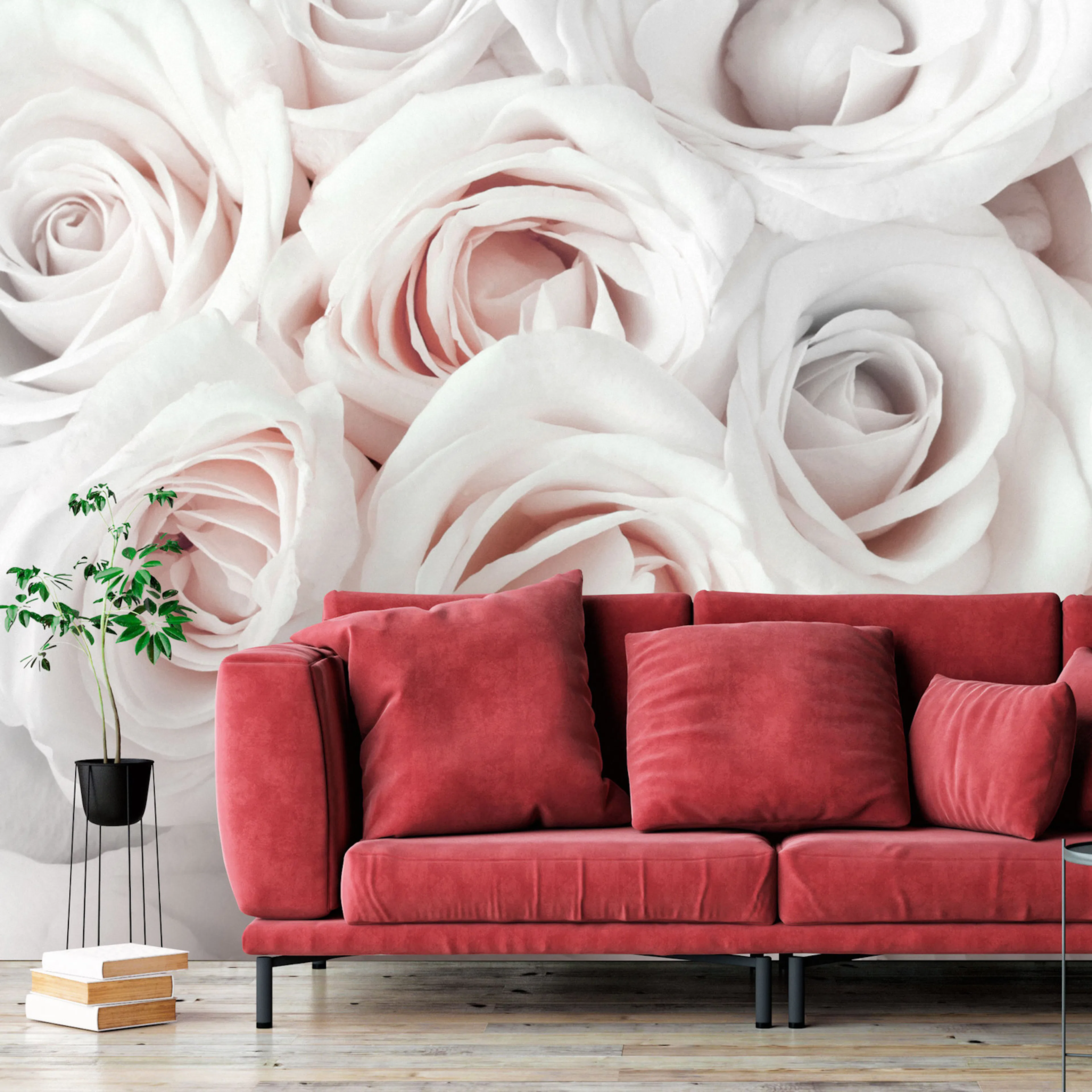 Fototapet - Satin Rose (Pink) 300x210 300x210 cm