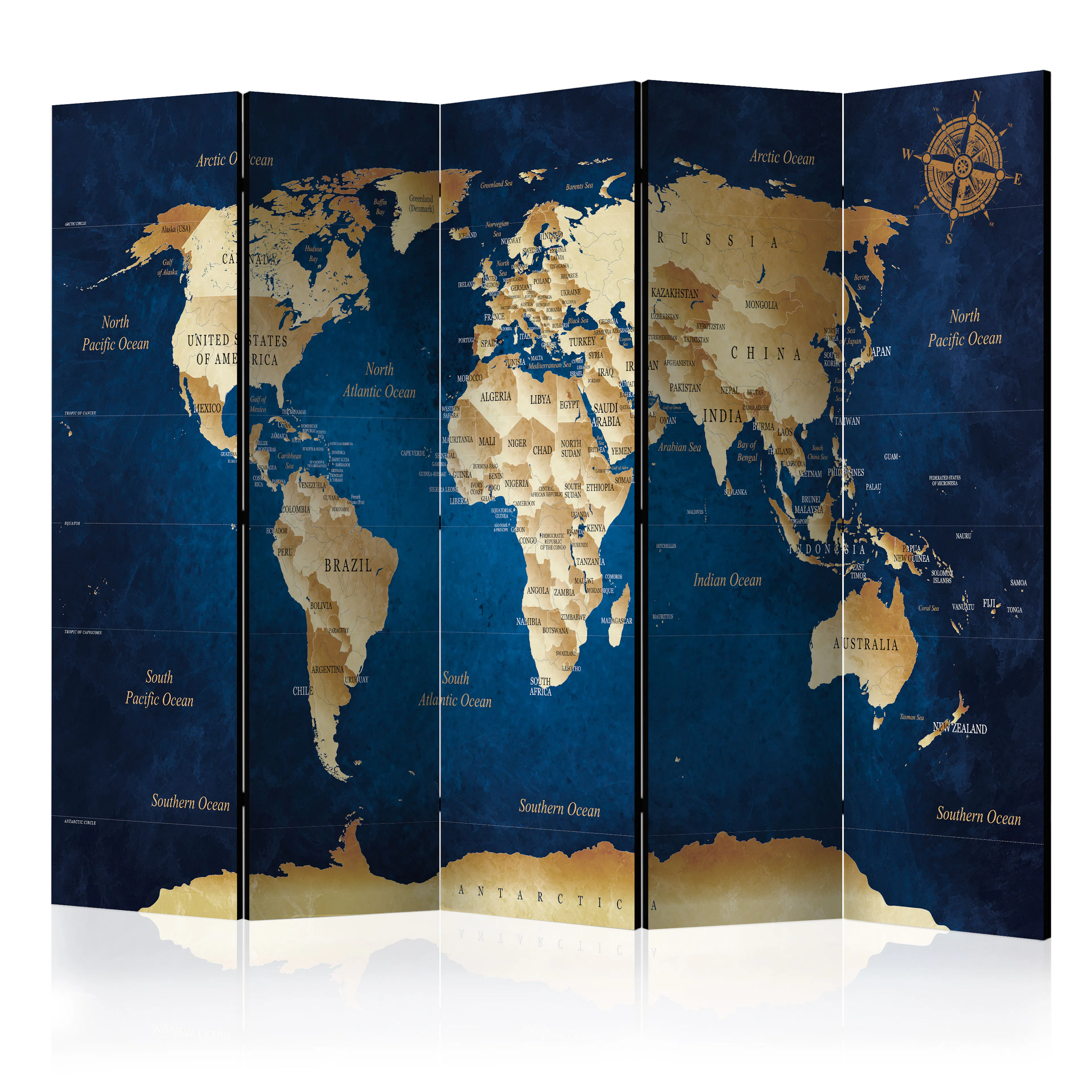 Rumsavdelare Arkiio The Dark Blue Depths 225x172 cm