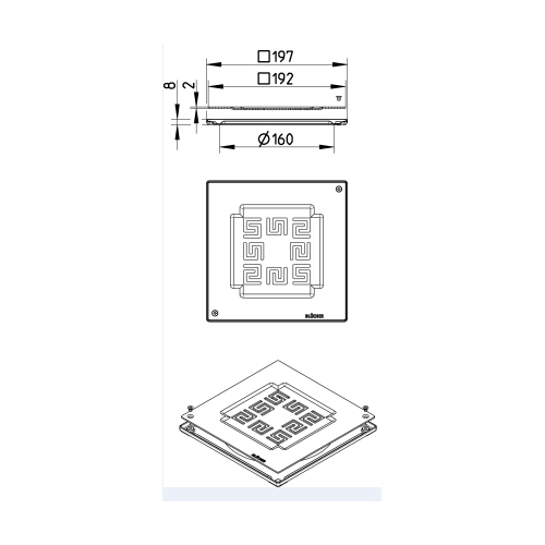Golvbrunnssil Blücher Klinkerset Athens 200x200
