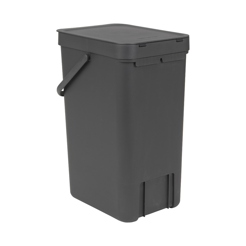 Papperskorg Brabantia SORT & GO 16 L Anthracite Färg: Anthracite, Volym: 16 l