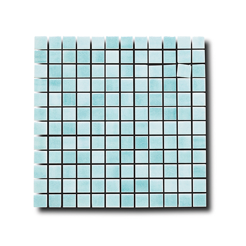 Mosaik Lhådös Glasmosaik Aqua 2,5x2,5 cm