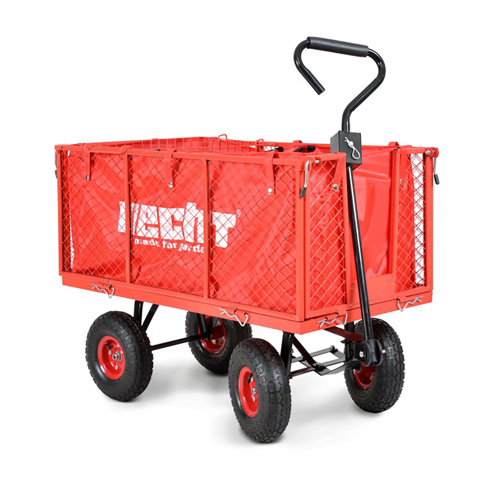 Dragkärra HECHT med Koppling till Åkgräsklippare 215 L