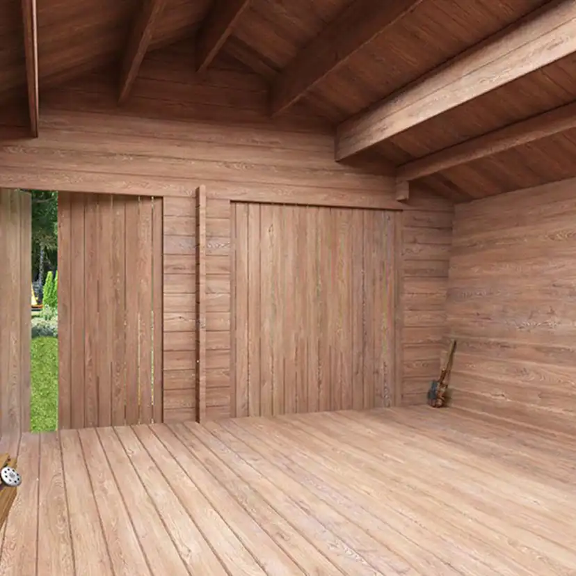 Timmerlada LP Garden U20 Täta Väggar 20 m2