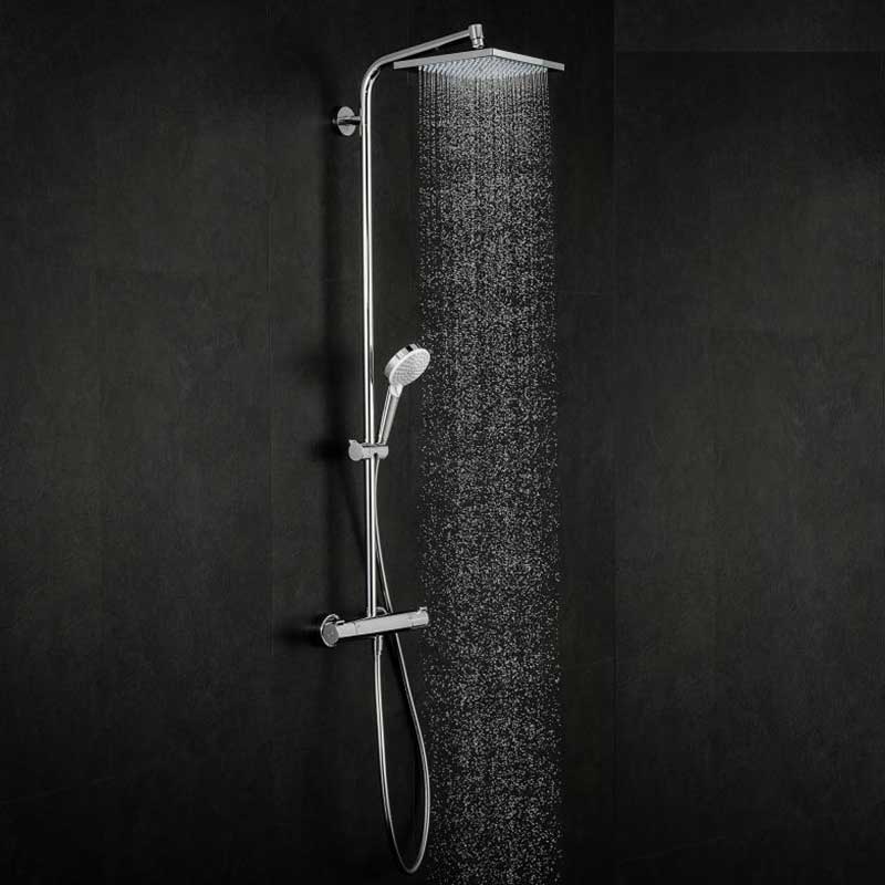 Takduschset Hansgrohe Crometta E 240 1jet Showerpipe 150 cc 150 cc