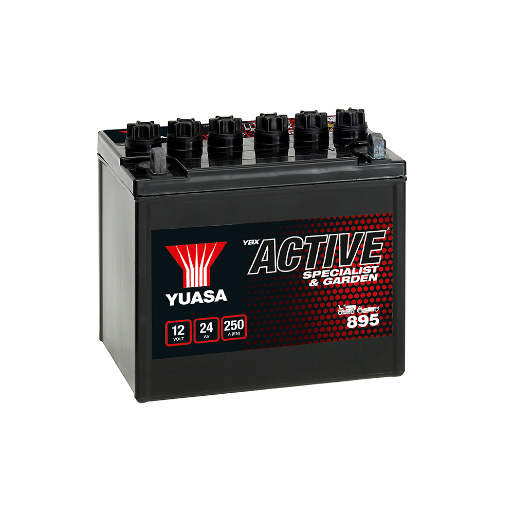 Åkgräsklipparbatteri Yuasa 24Ah 250A 895