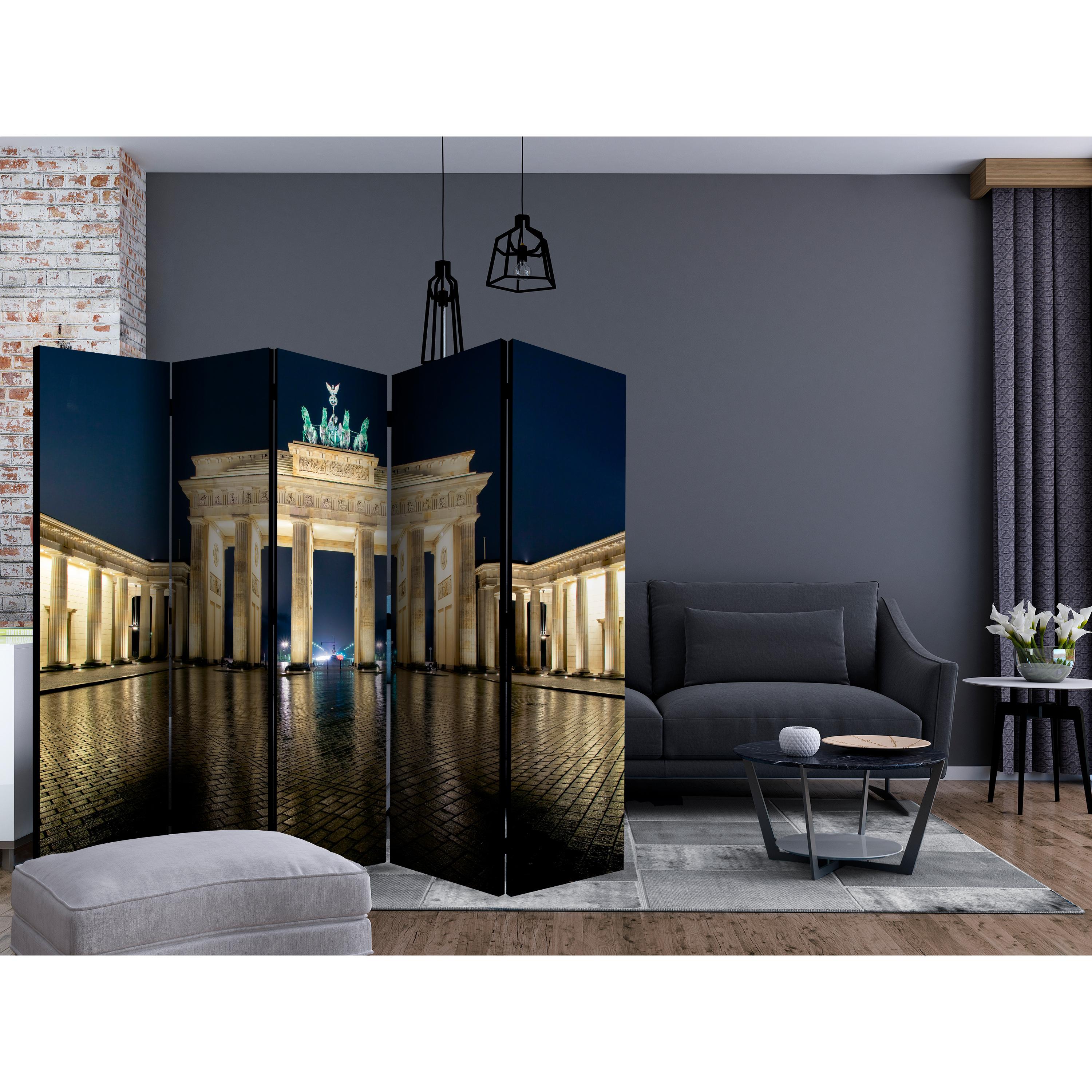Rumsavdelare Arkiio Berlin at Night II Brandenburger Tor 225x172 cm