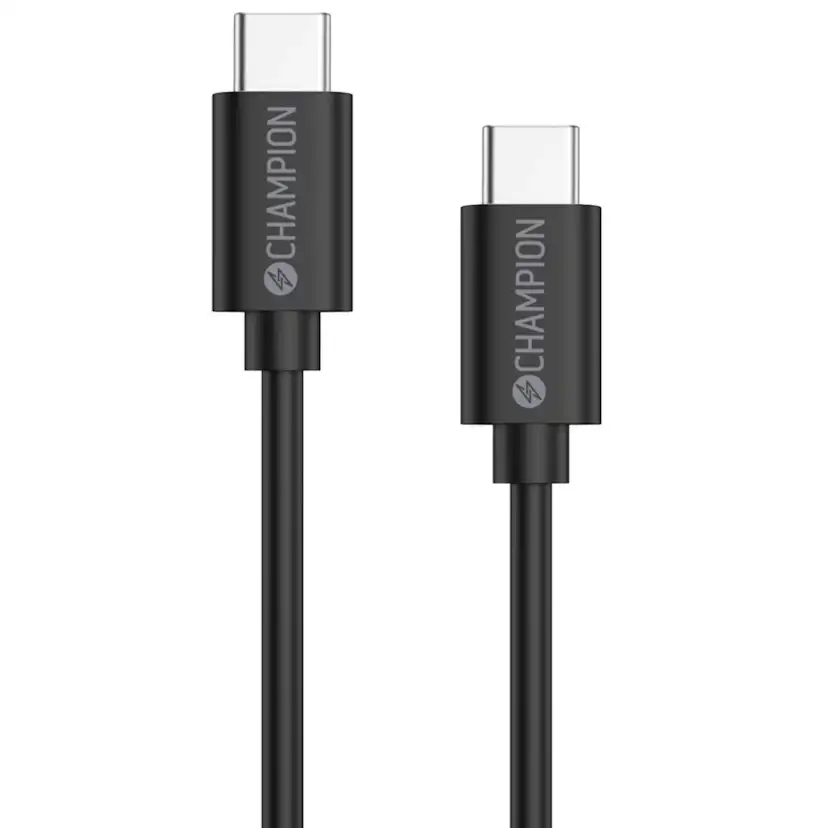 USB-C Kabel Champion 60W 3m Svart