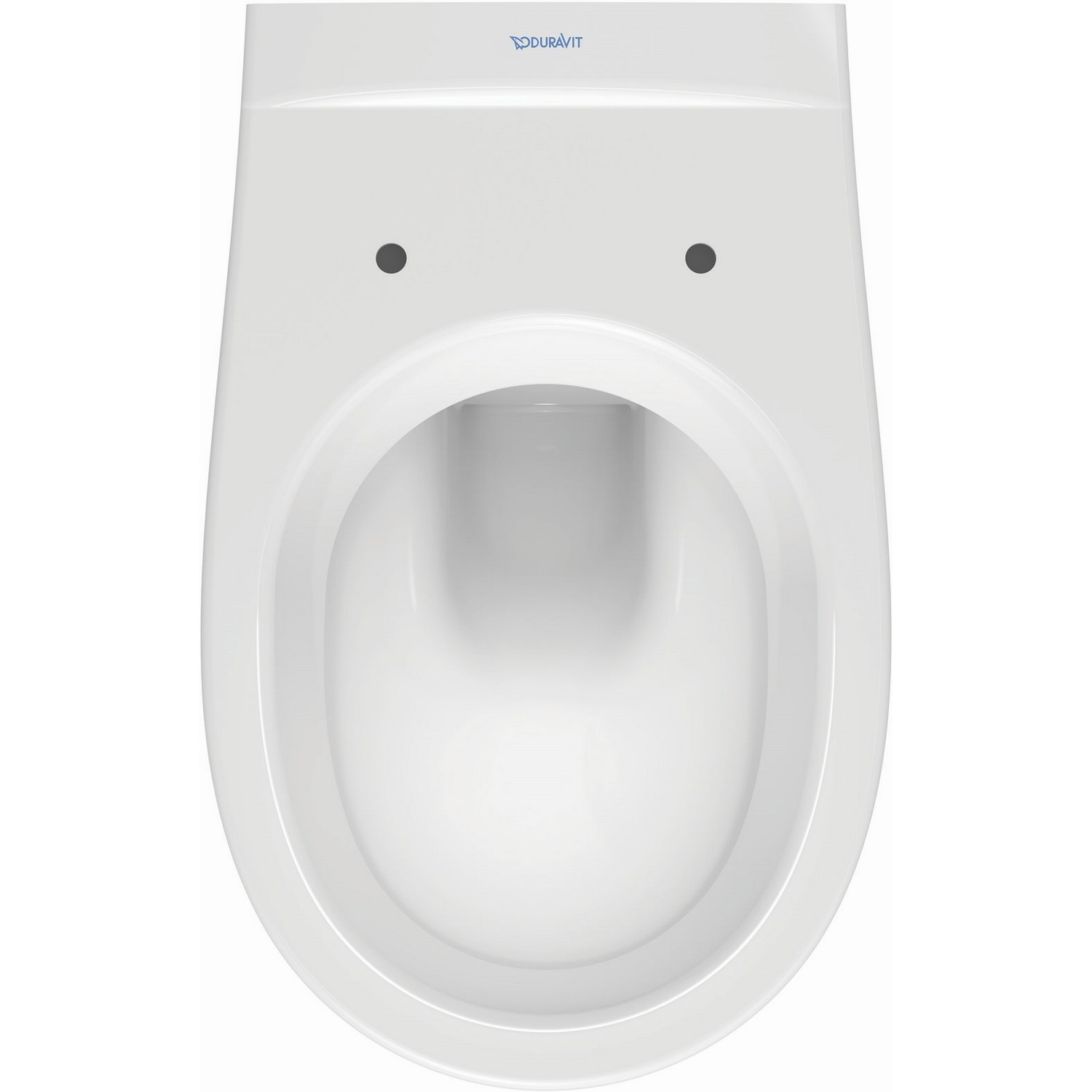 Toalettpaket Duravit D-Code med Vägghängd Toalettstol, Fixtur och Spolknapp