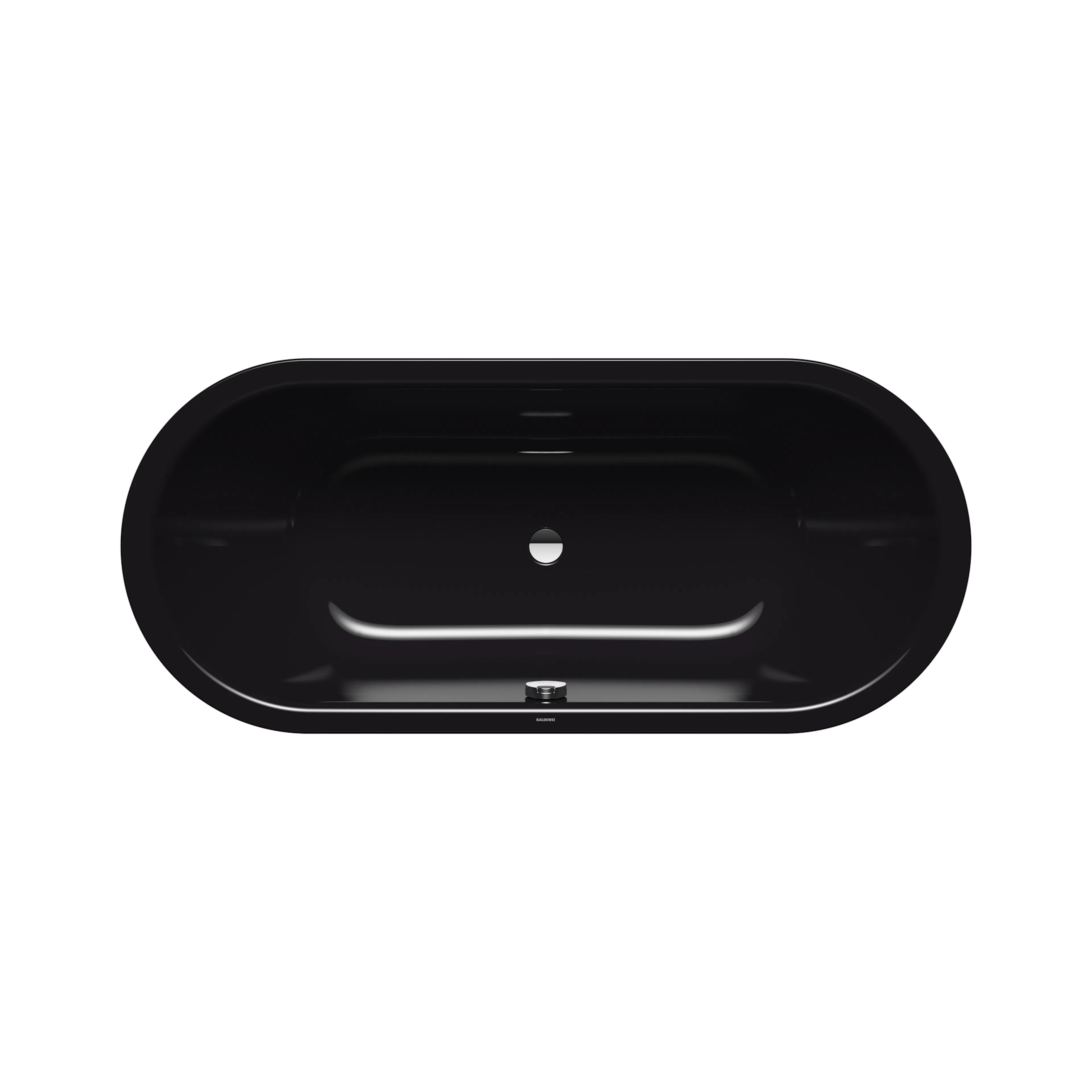 Inbyggnadsbadkar Kaldewei Classic Duo OvalxStorlek: 1600x700x420 mm, Färg: Black