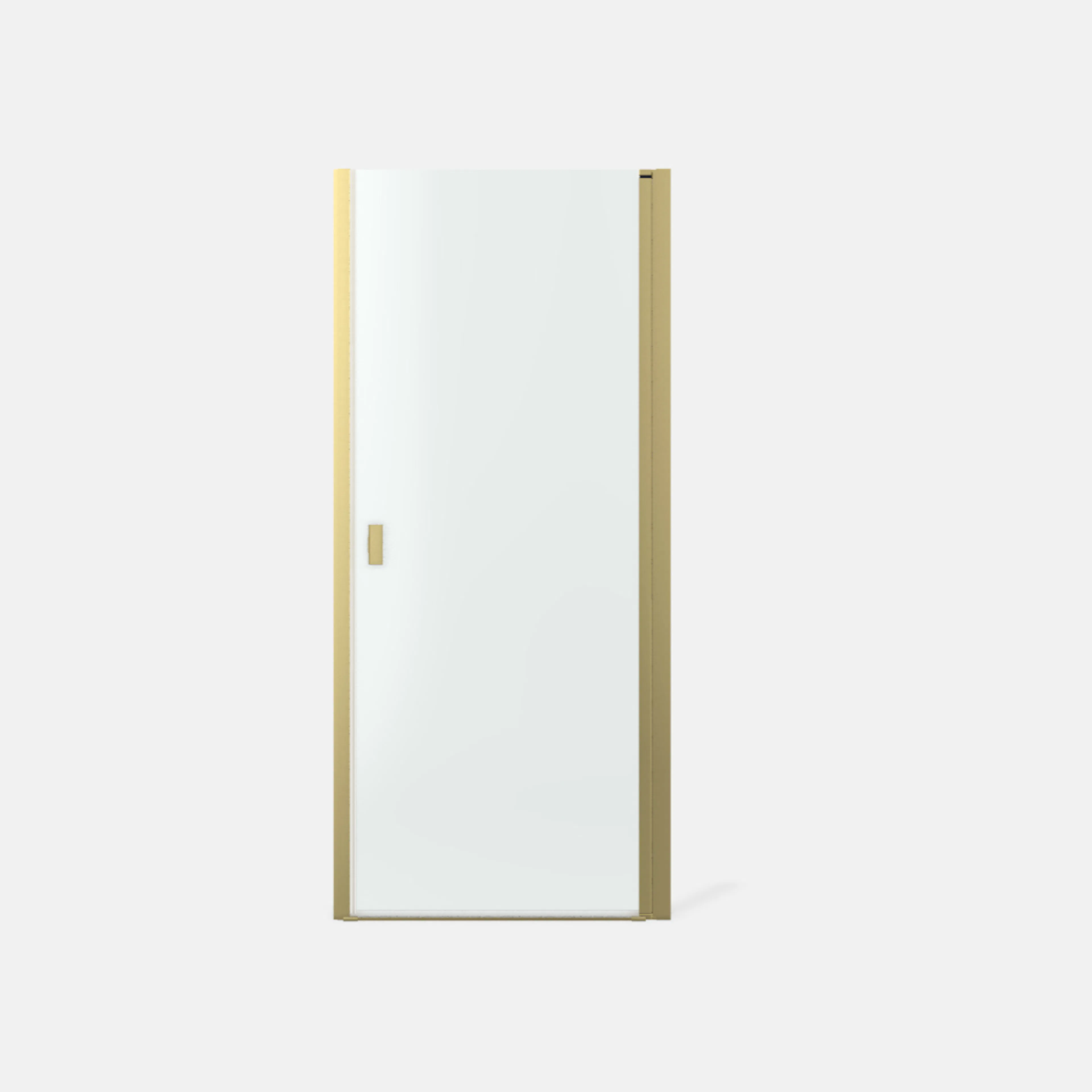 Noma 20 svängdörr höger 900 mm 6 mm glas med borstad mӓssing Bredd: 900 mm, Borstad Mässing