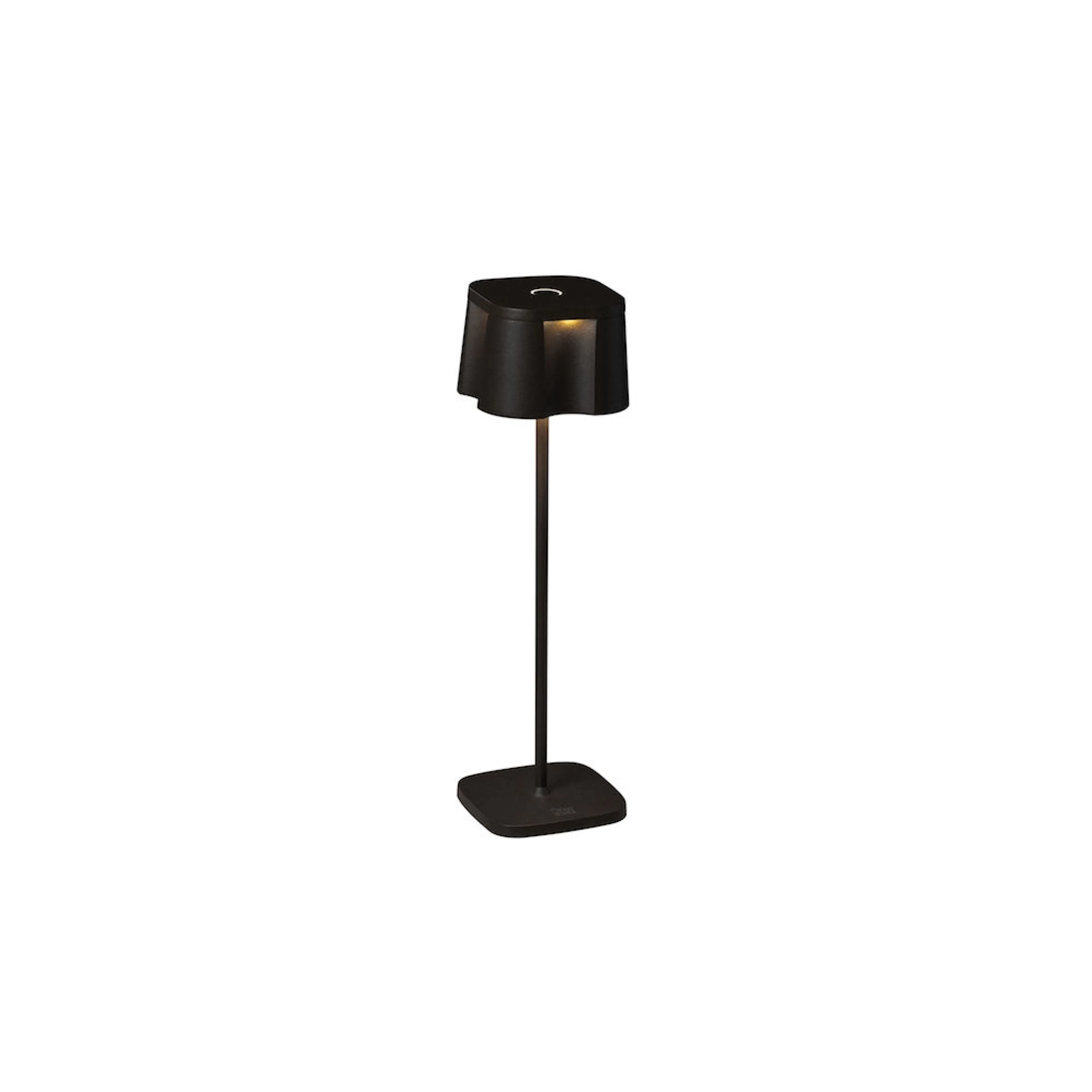 Nice bordslampa svart USB Svart