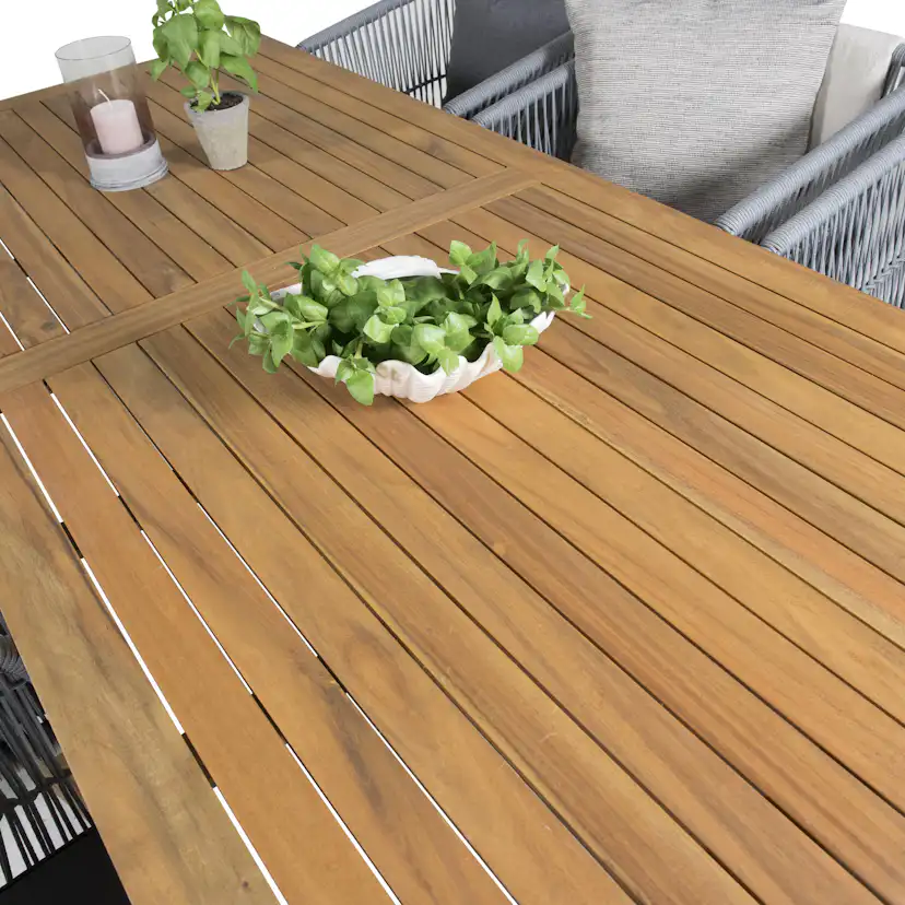 Matgrupp Venture Home Caisa 220 med 6 Caisa Stolar
