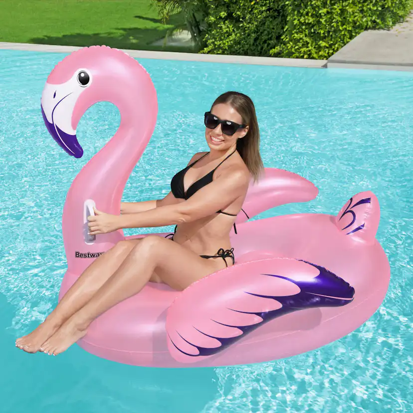 Badmadrass Bestway Luxury Flamingo