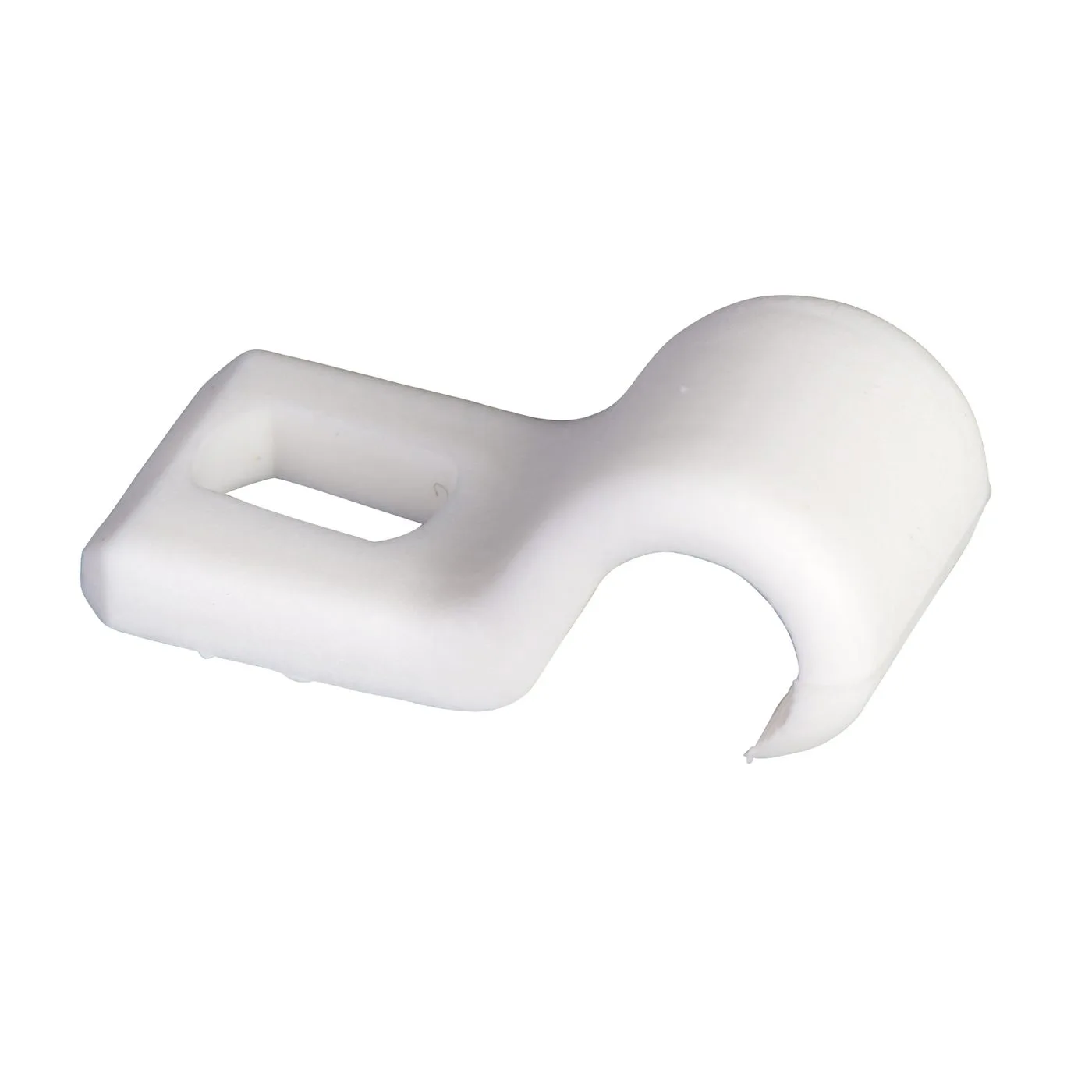 Plastklammer Schneider Electric Thorsman TK Slagtålig PP för Rund Kabel Vit 100-pack