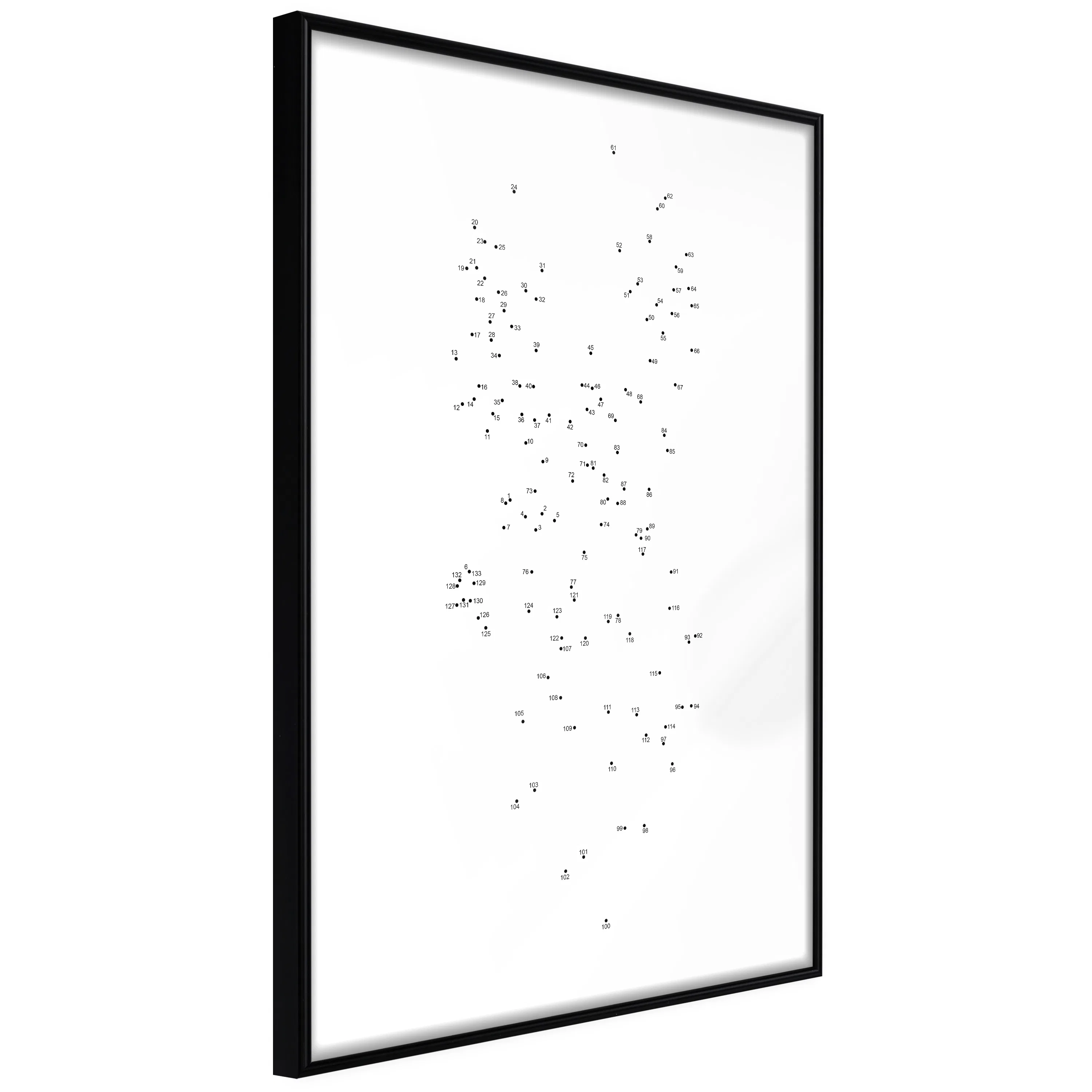 Poster Artgeist Affisch Numeric Chaos
