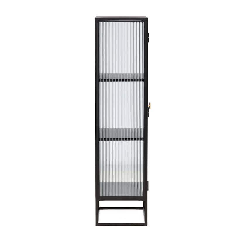 Vitrinskåp Venture Home Garis Svart Stål 160cm