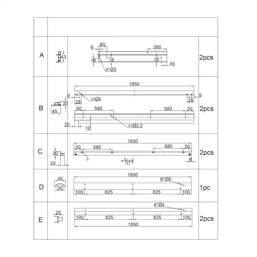 Duschkabin Bathlife Ideal 90x90 Rak