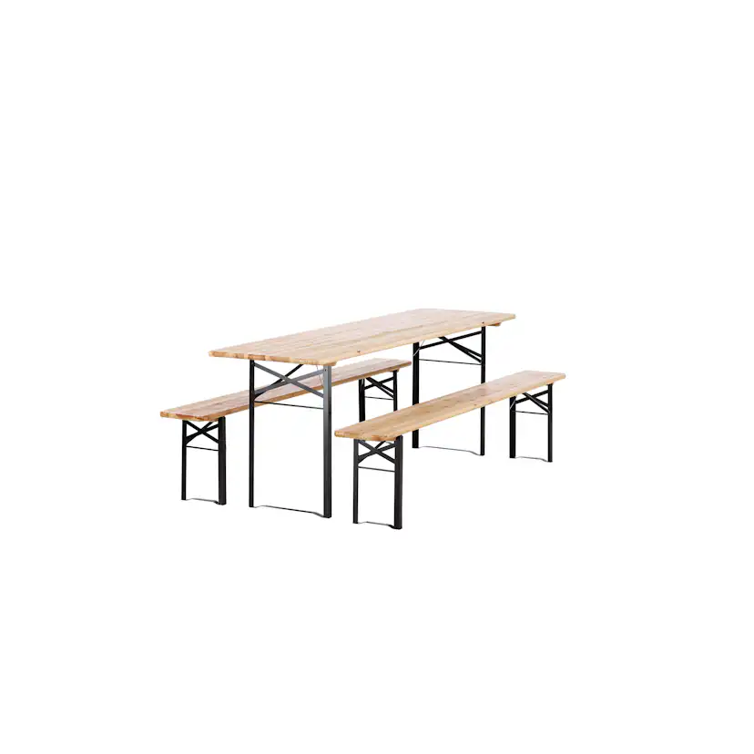 Bänkbord Venture Home Guniess Ihopfällbart Picknickbord med 6 Sittplatser