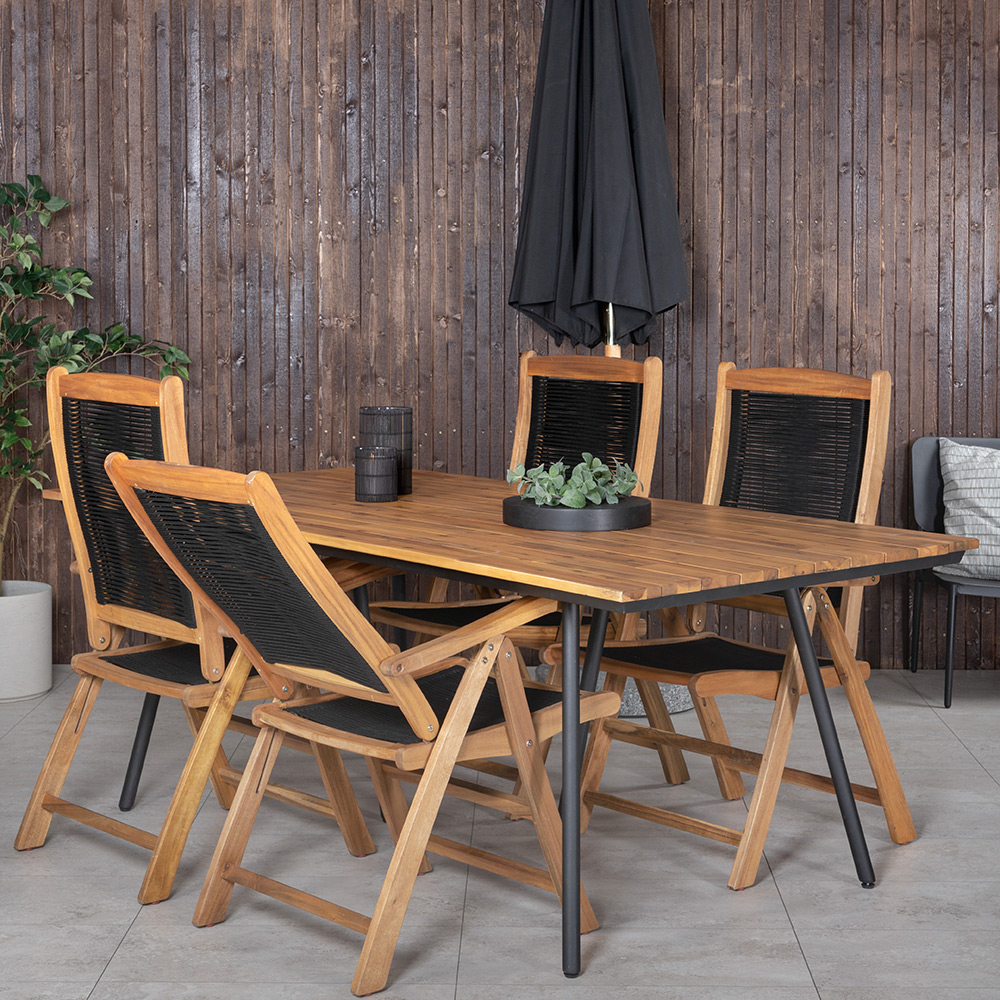 Matgrupp Venture Home Chane med 4 Peder Matstolar