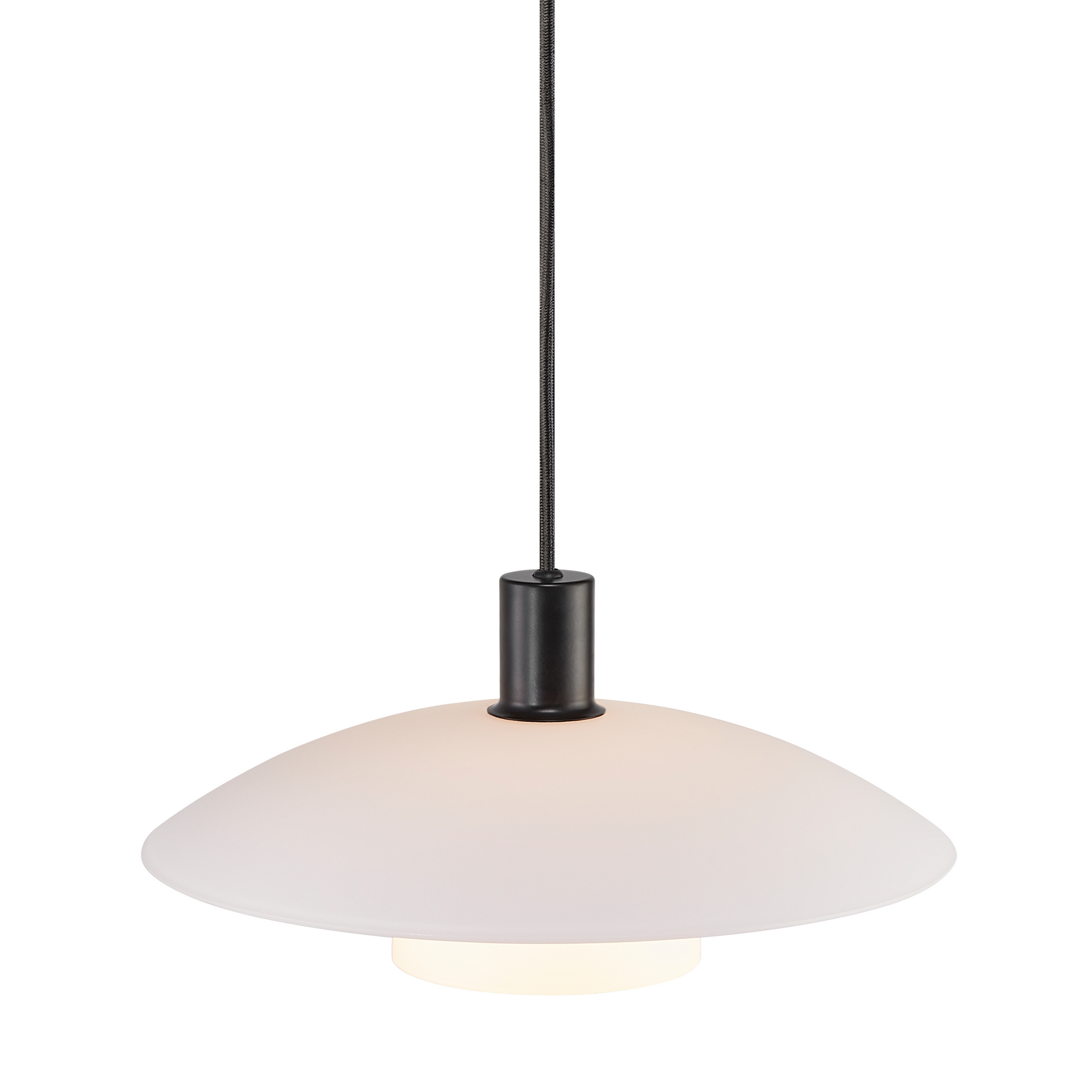 Taklampa Nordlux Verona Svart Glas Pendel E27 Takbelysning