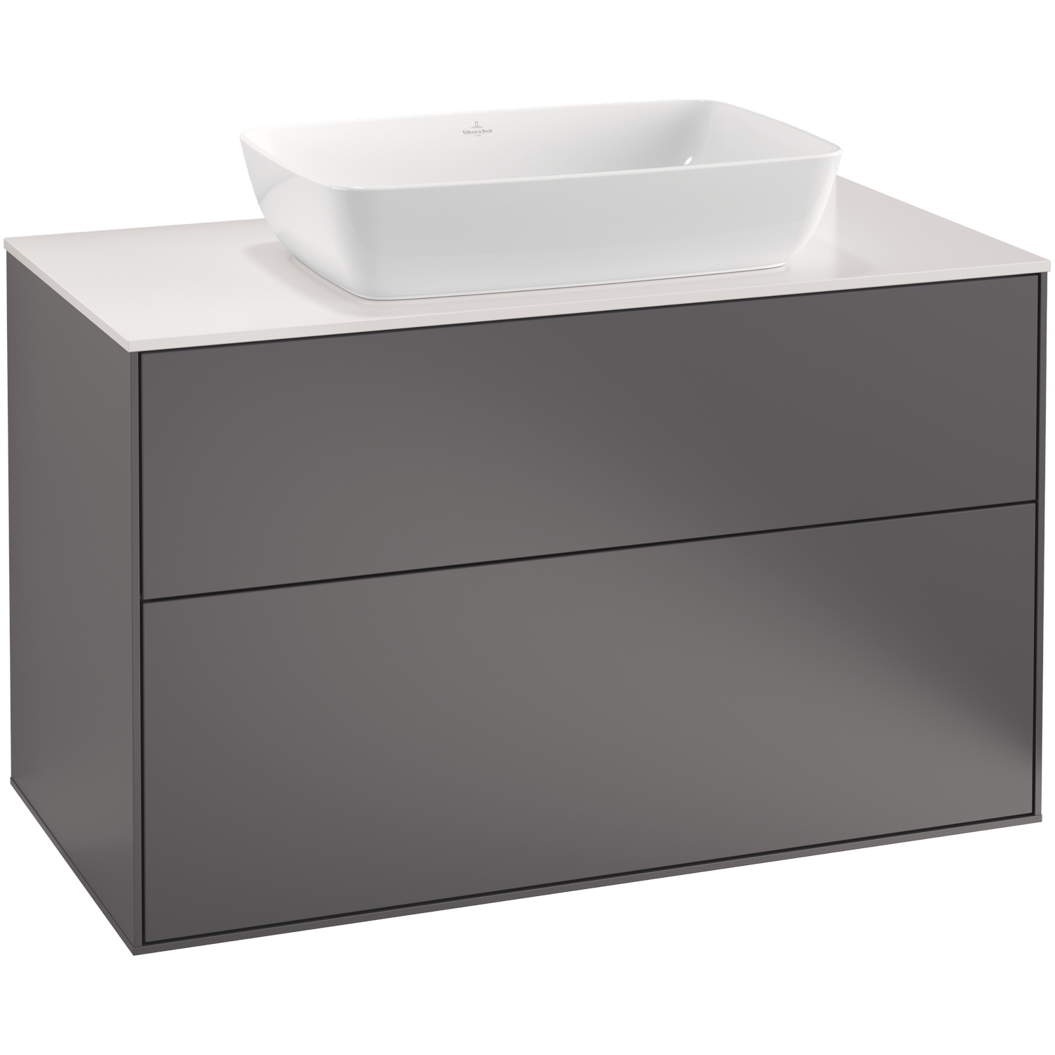 Tvättställsskåp Villeroy & Boch Finion med 2 Lådor och Bänkskiva för Fristående Tvättställ