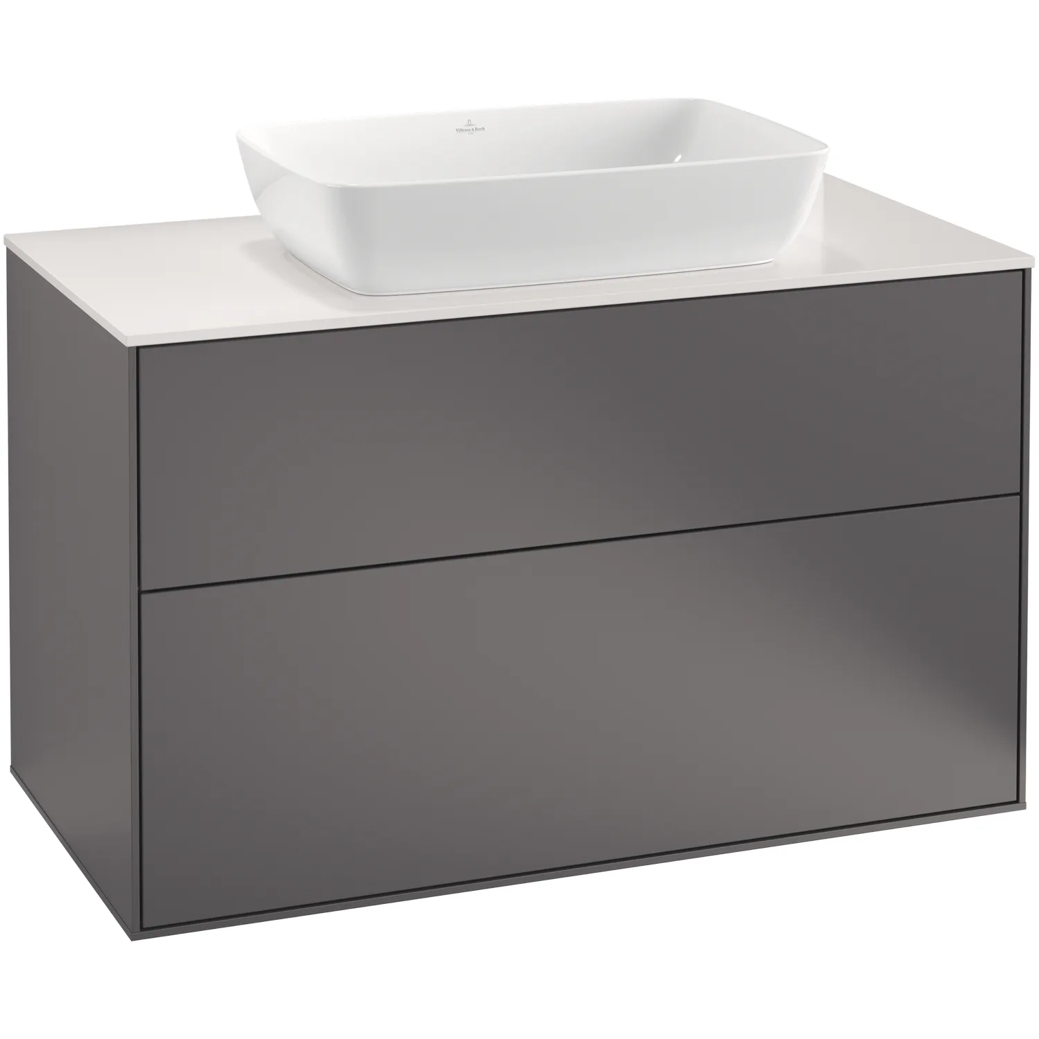 Tvättställsskåp Villeroy & Boch Finion med 2 Lådor och Bänkskiva för Fristående Tvättställ
