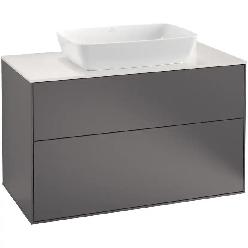 Tvättställsskåp Villeroy & Boch Finion med 2 Lådor och Bänkskiva för Fristående Tvättställ