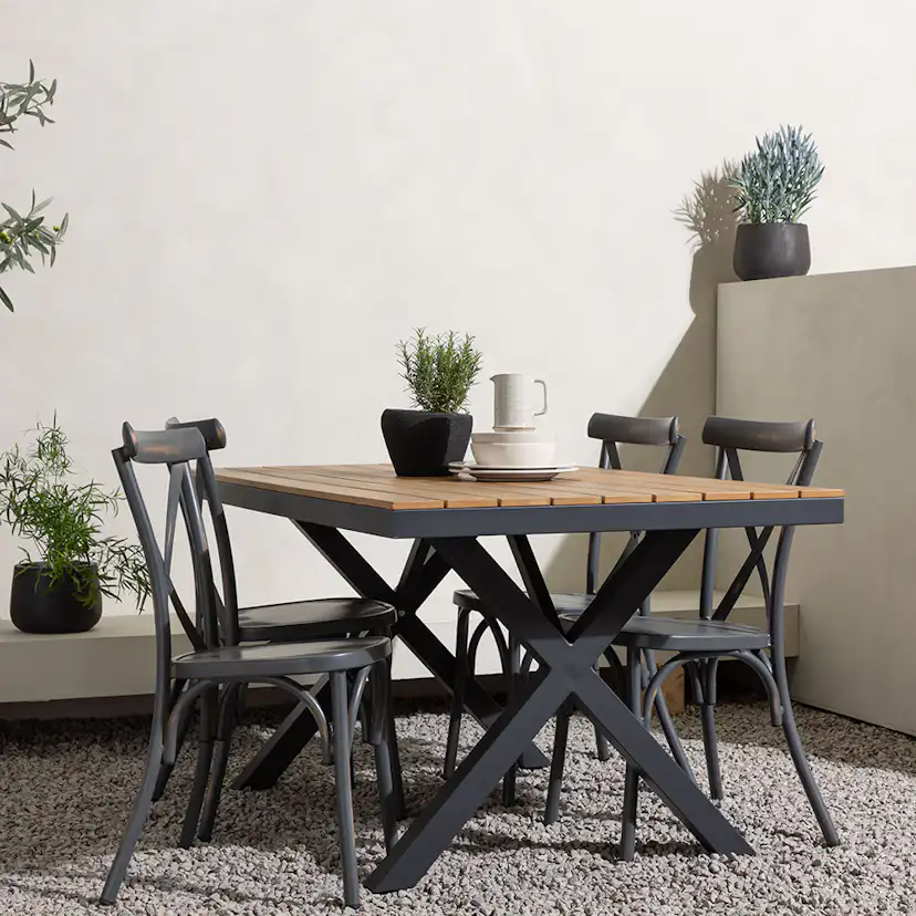 Matgrupp Venture Home Garcia Bord med 4 Tablas Stolar