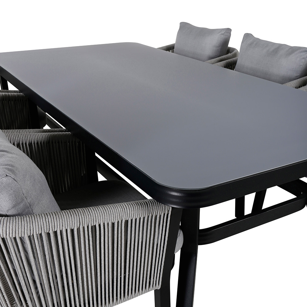 Matgrupp Venture Home Vyn med 6 Vyn Matstolar